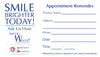 Sheer White! Appointment Cards